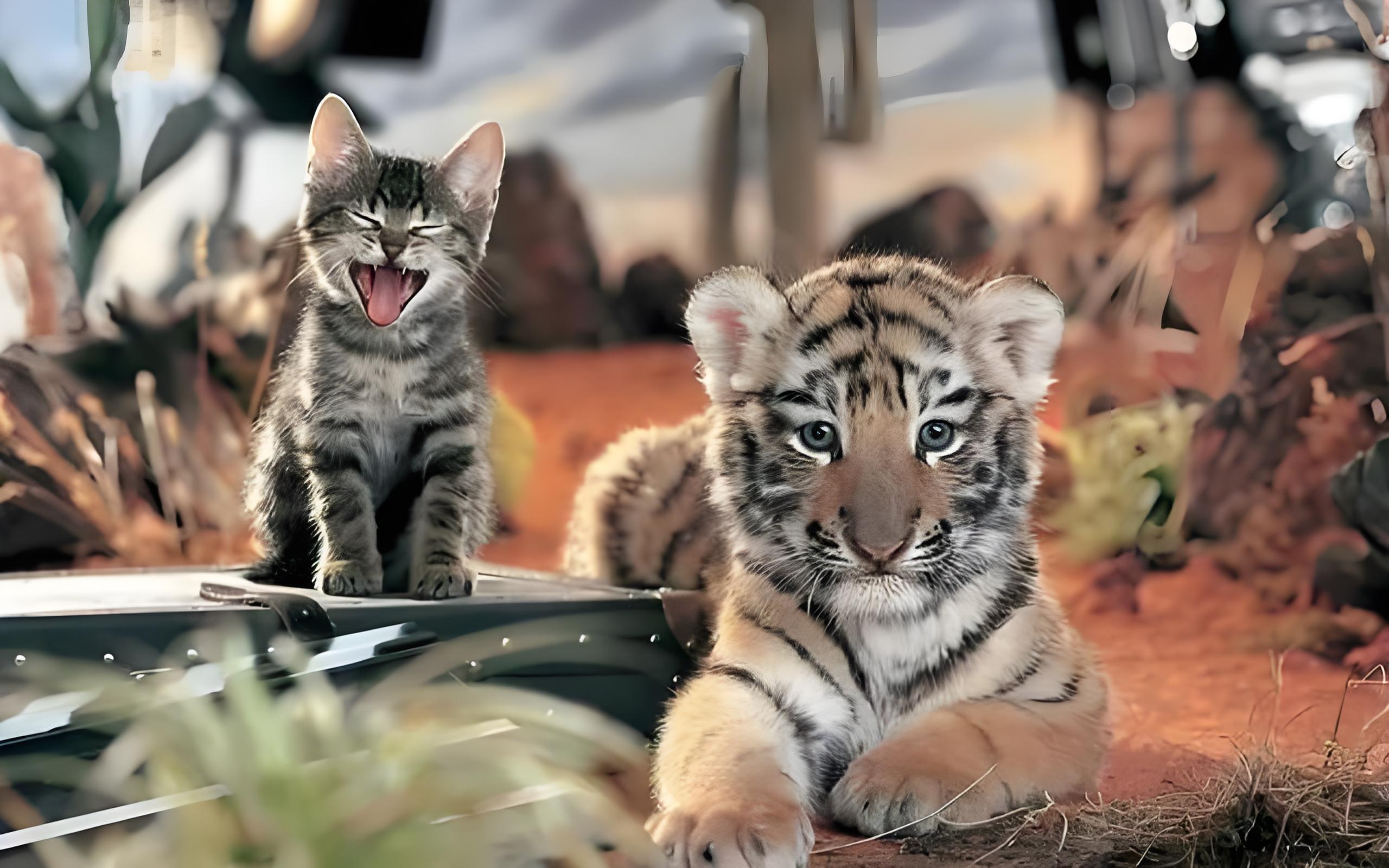 疯狂的澳洲野猫，能在野外进化成老虎吗？...