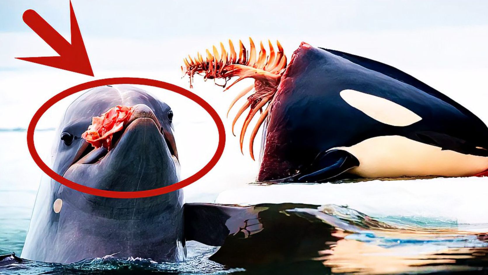 大白鲨碰上虎鲸动都不动，任凭虎鲸撕咬，这是为什么？...