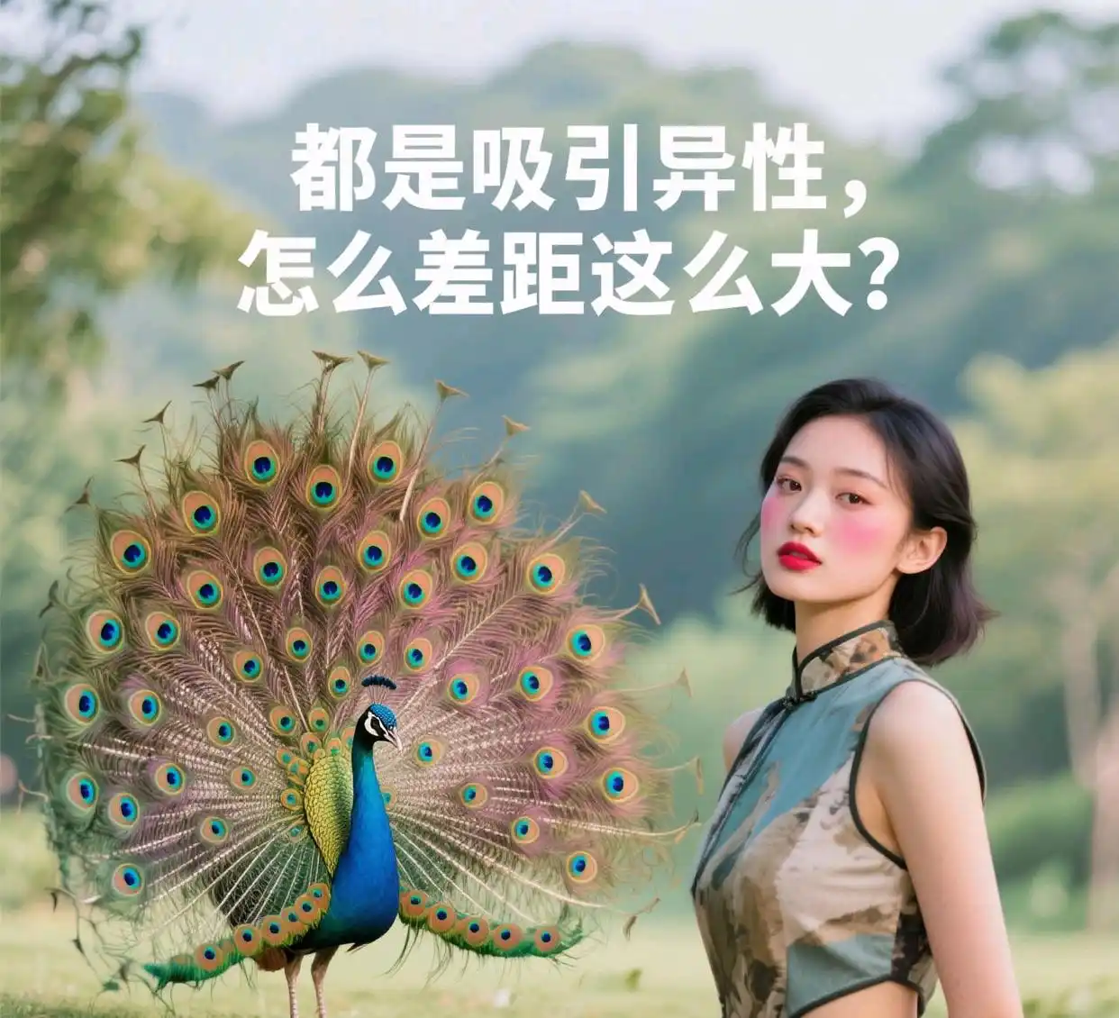 为什么大自然中雄性通常更漂亮，而人类女性却更美？揭秘背后的秘密！