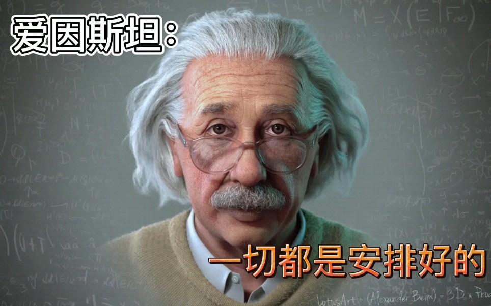 爱因斯坦晚年发现什么？为啥说：一切都是安排好的？想...