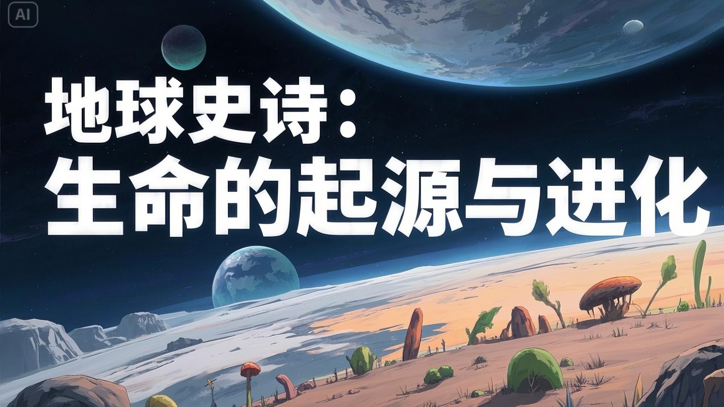 漫谈地球生命起源，你相信生物进化论还是地球动物园假...