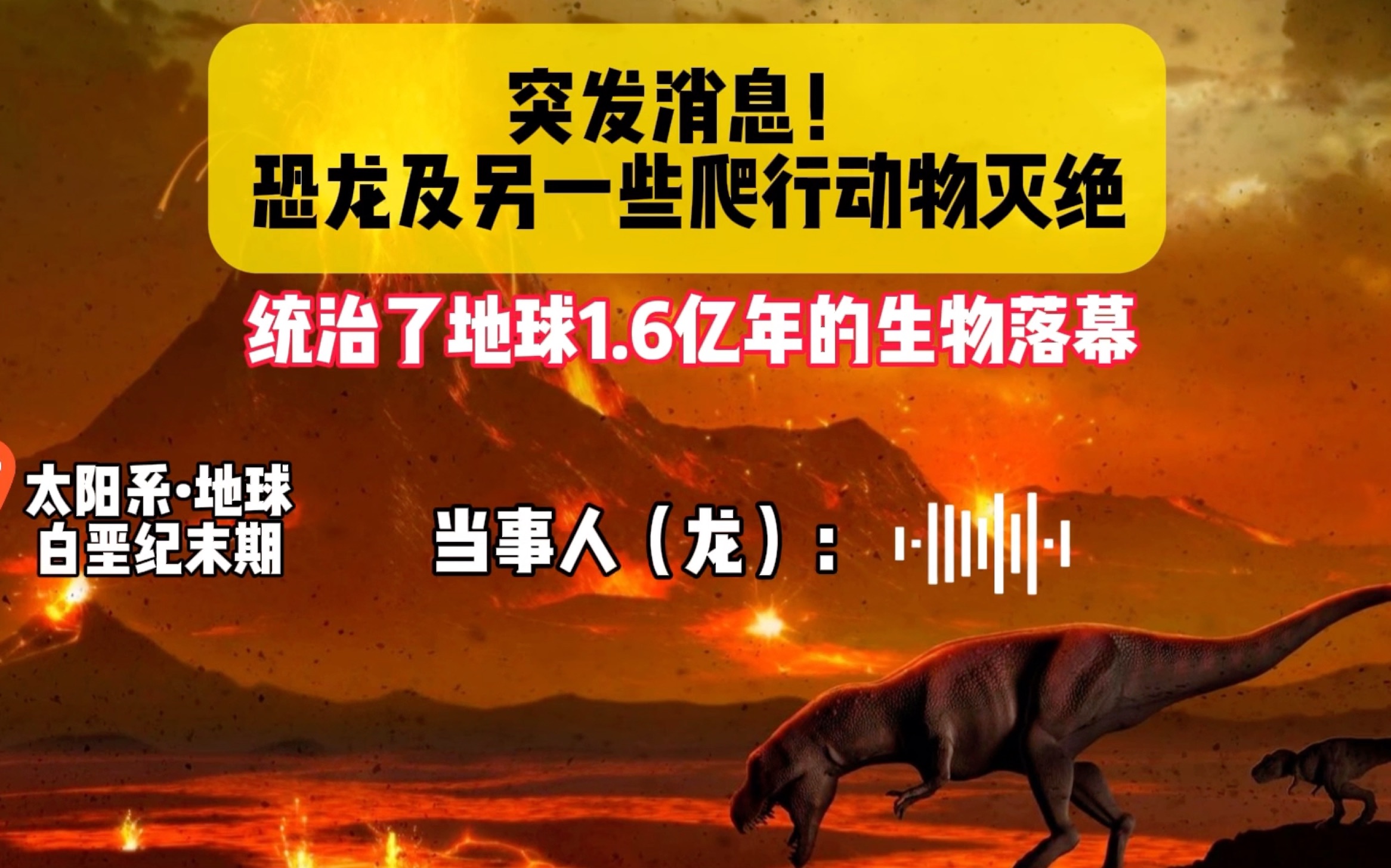 6500万年一次的生物大灭绝?这一次的主角可能是人...