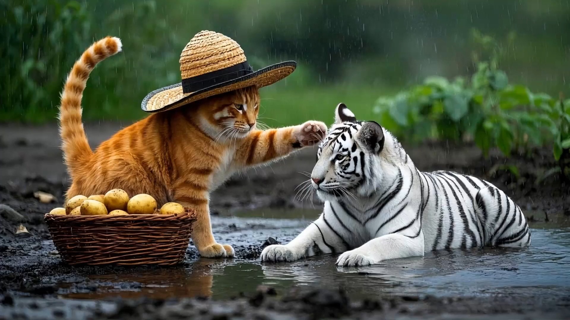 疯狂的澳洲野猫，能在野外进化成老虎吗？...